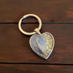 heart keyring